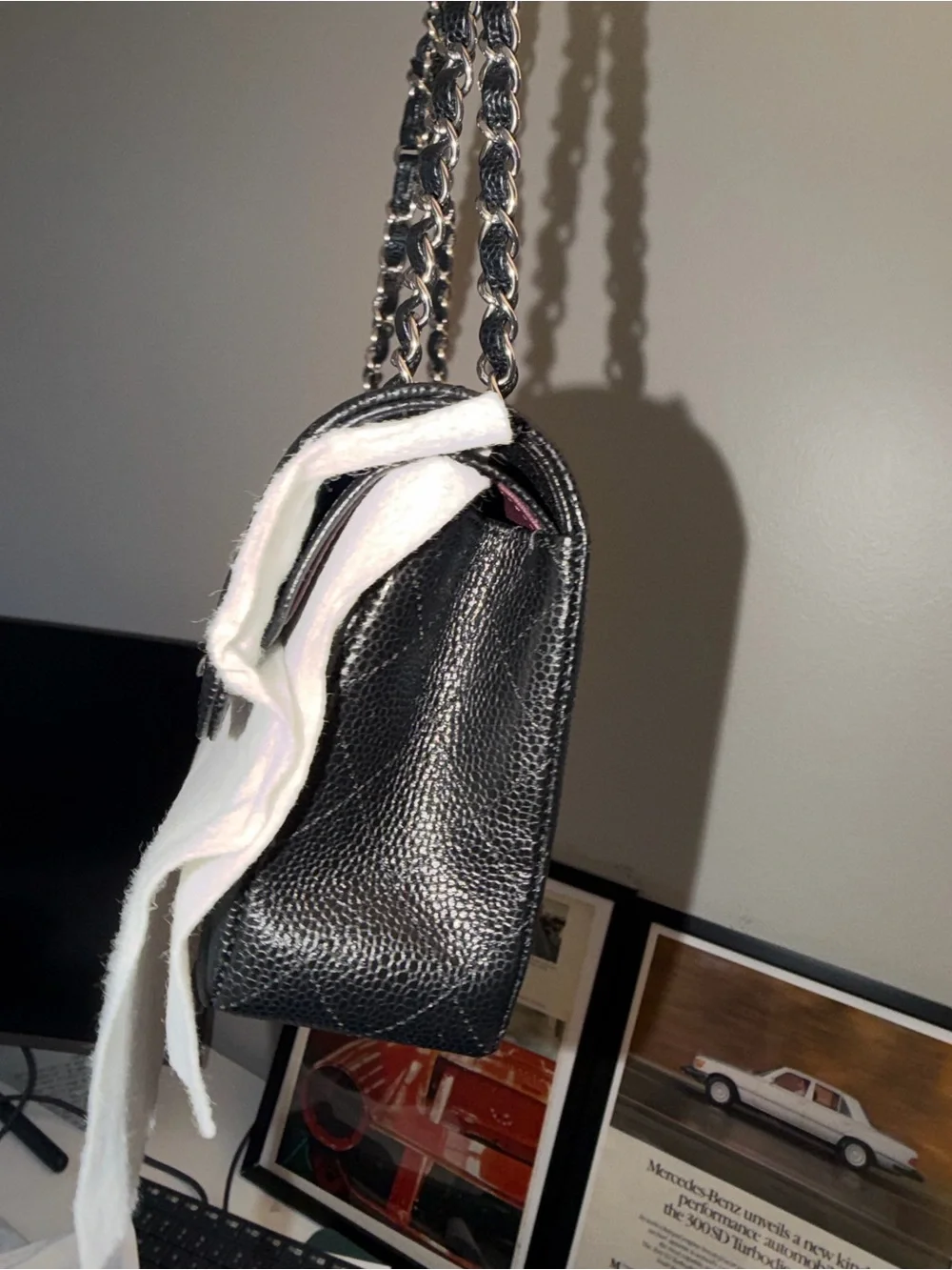 JUNE 2026 purchased CHANEL Classic Flap Size Small with Silver Chain. NEVER WORN